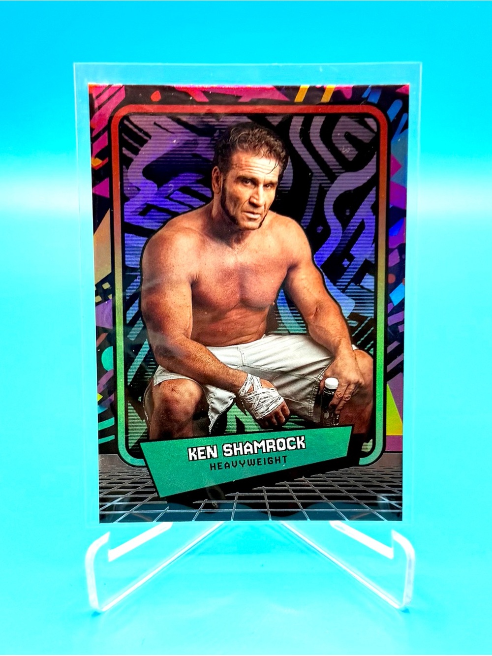 2026 🔥Ken Shamrock🔥Decades 90’s Foil Refractor! 🤩 #24 UFC MMA!